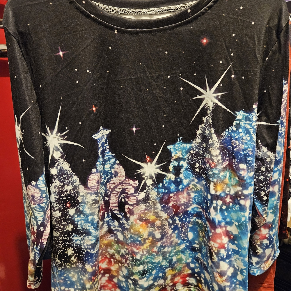 Galaxy Print Kids Shirt